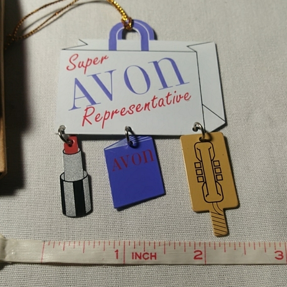 Vtg Avon Representive Christmas Ornament - Picture 7 of 7
